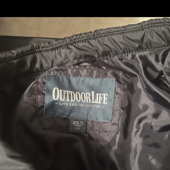 Outdoor Life Black Quilted Puffer Jacket - Picture 4 of 5